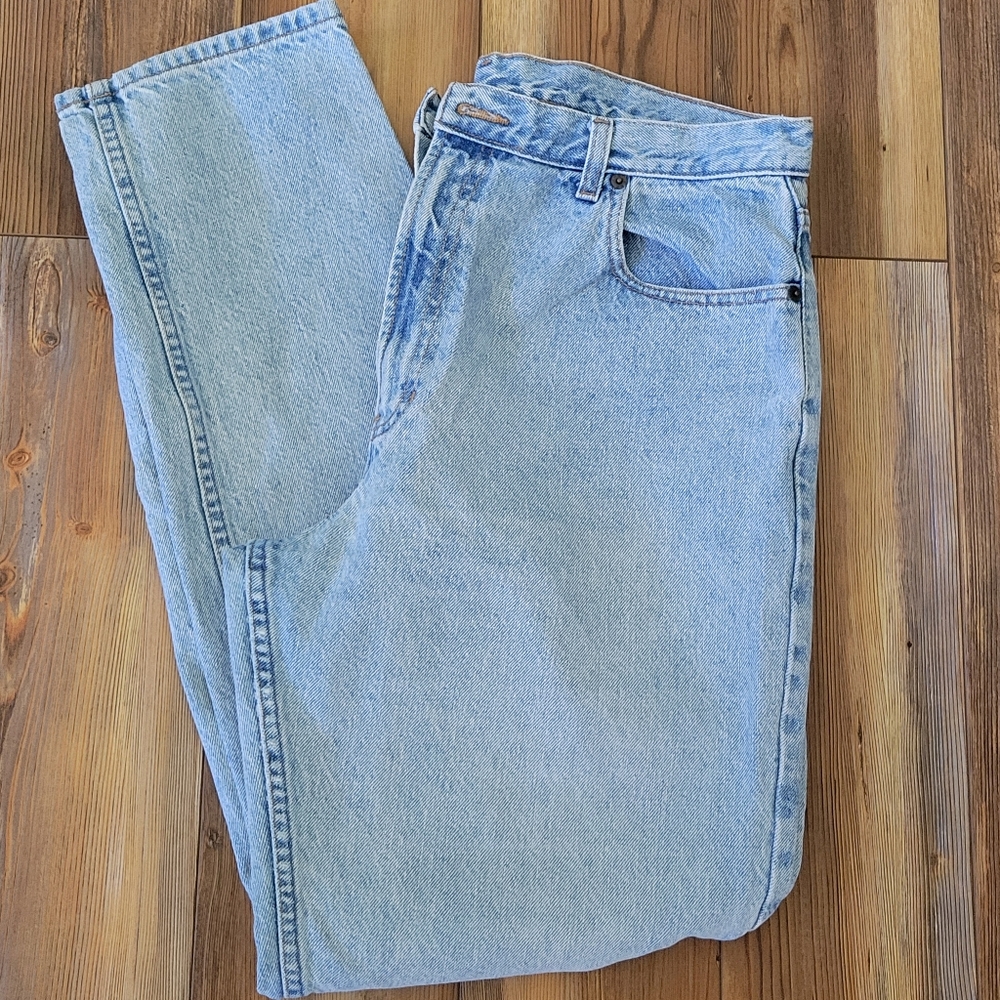 Vintage Gap Denim Lightwash Blue Jeans Size 16 Long Loose Fit